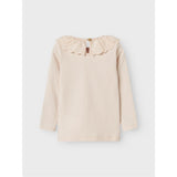 Lil'Atelier Silver Peony Nmfkira Ls Slim Topp Lil