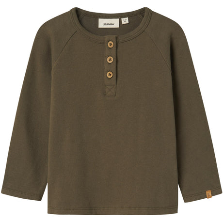 Lil'Atelier Sea Turtle Nmmluno Ls Slim Topp Lil