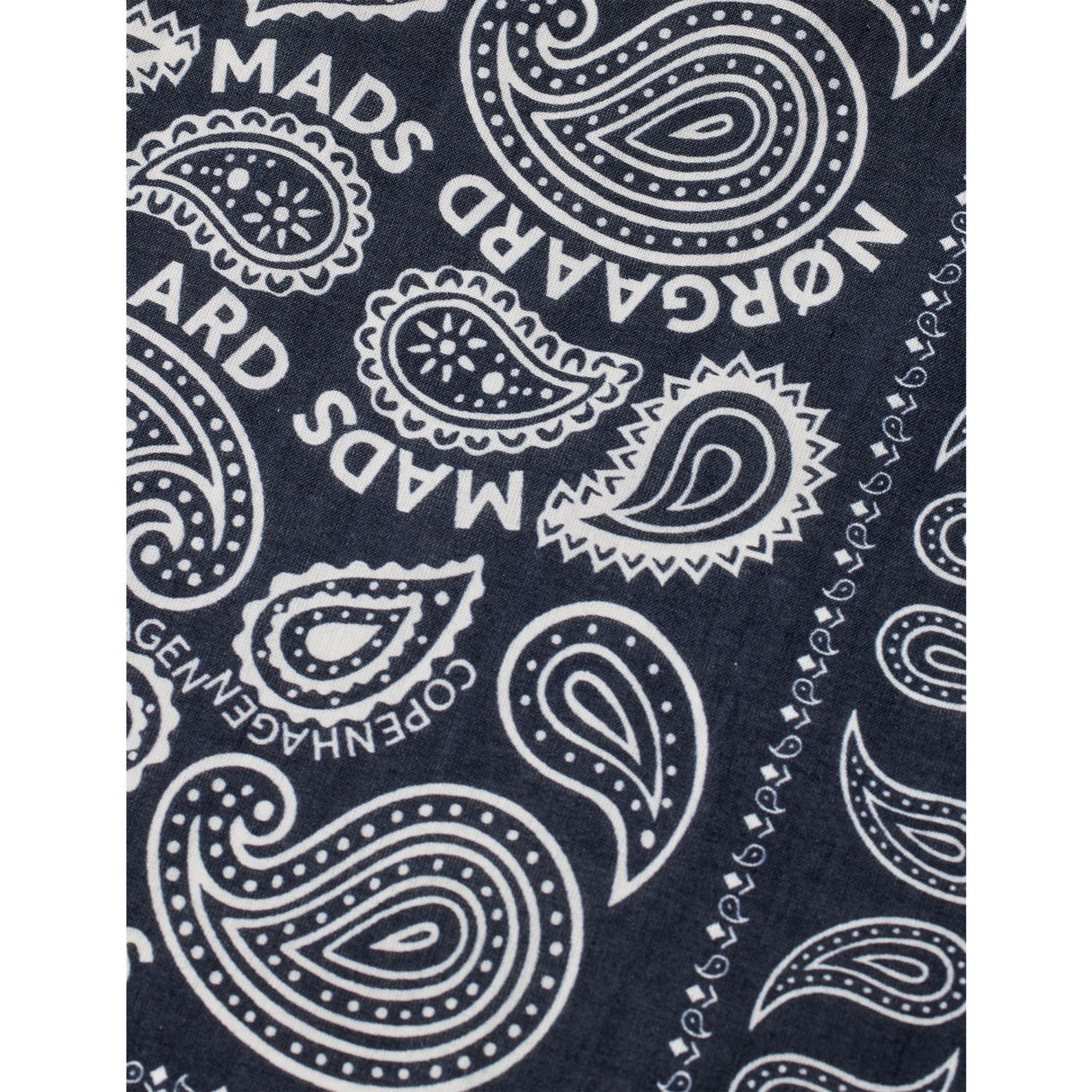 Mads Nørgaard Parisian Night Soft Bomull Paisley Halsduk Solid