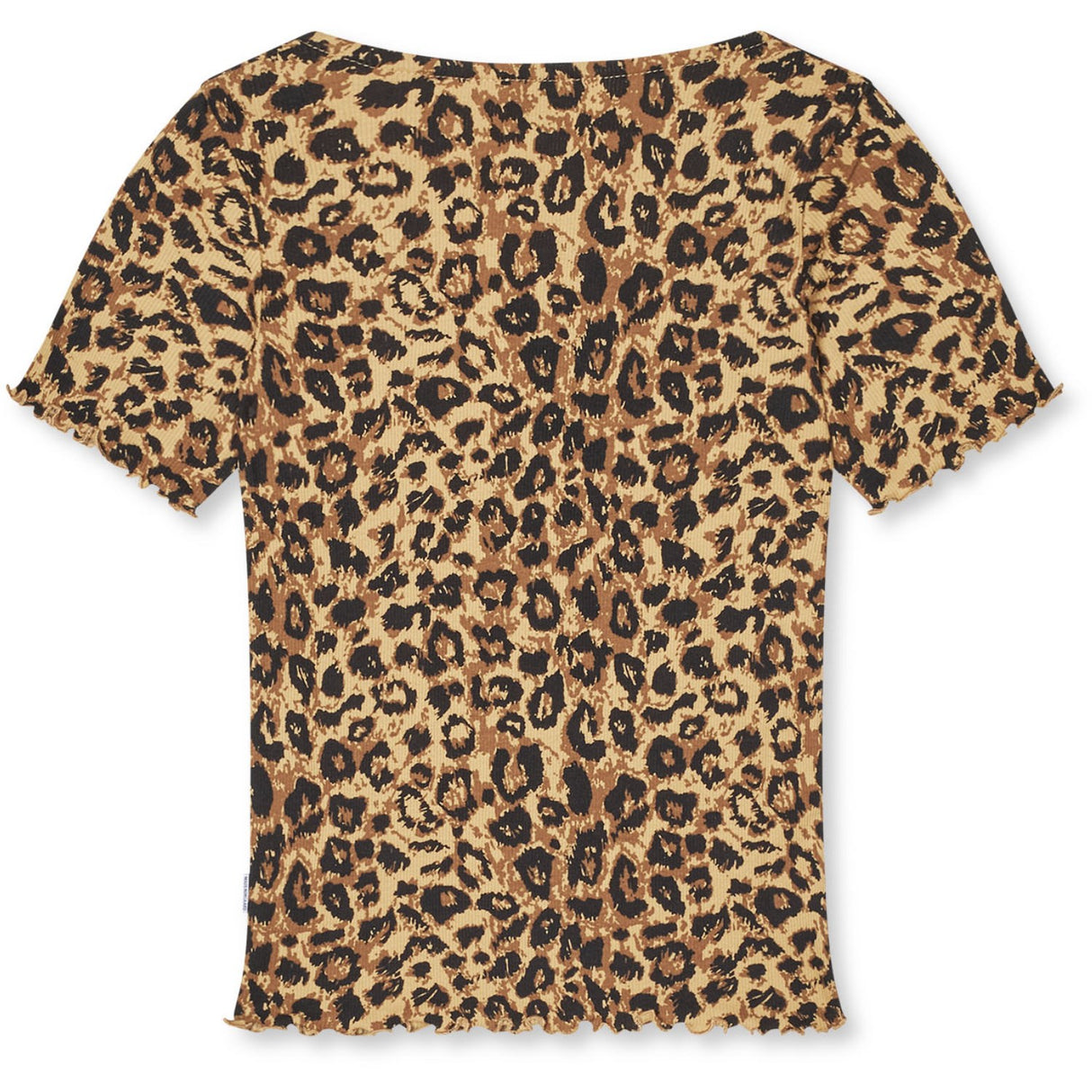 Mads Nørgaard Leopard Aop/Black 2X2 Bomull Aop Tiki Tee