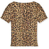 Mads Nørgaard Leopard Aop/Black 2X2 Bomull Aop Tiki Tee