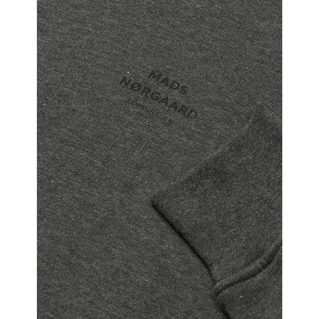 Mads Nørgaard Charcoal Melange Mix Sweat Sonan Hoodies