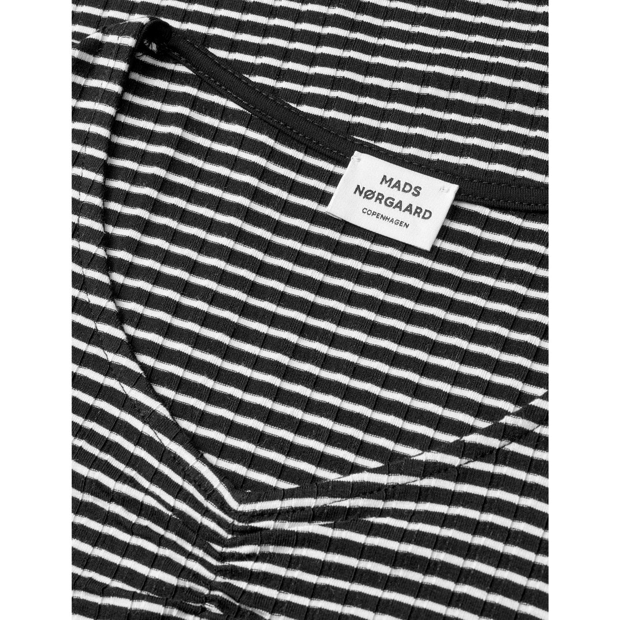 Mads Nørgaard Black/Vanilla Ice 5X5 Stripe Tikina Klänning