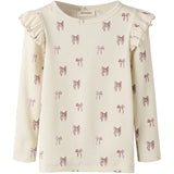 Lil'Atelier Turtledove Bow Nmfgavo Eko Ls Slim Topp Lil Noos
