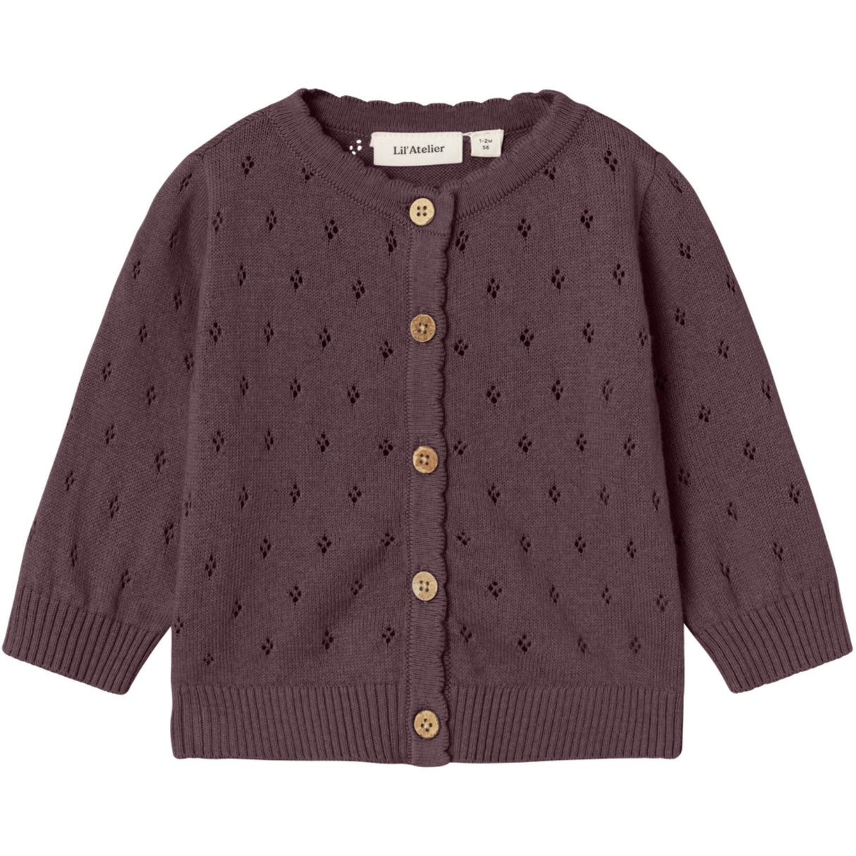 Lil'Atelier Catawba Grape Nbfnimi Ls Stickad Card Lil