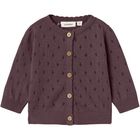 Lil'Atelier Catawba Grape Nbfnimi Ls Stickad Card Lil