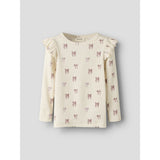 Lil'Atelier Turtledove Bow Nmfgavo Eko Ls Slim Topp Lil Noos
