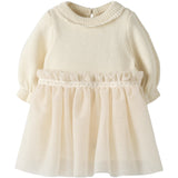 Lil'Atelier Pistachio Shell Nbfsarina Ls Stickad Body Klänning Lil