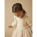 Lil'Atelier Pistachio Shell Nmfsarina Ls Stickad Klänning Lil