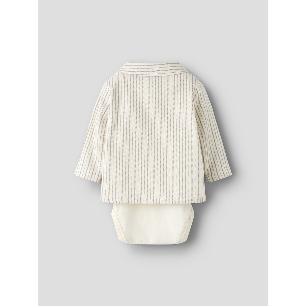 Lil'Atelier Turtledove Sepia Tint Nbmfelixo Ls Body Skjorta Lil