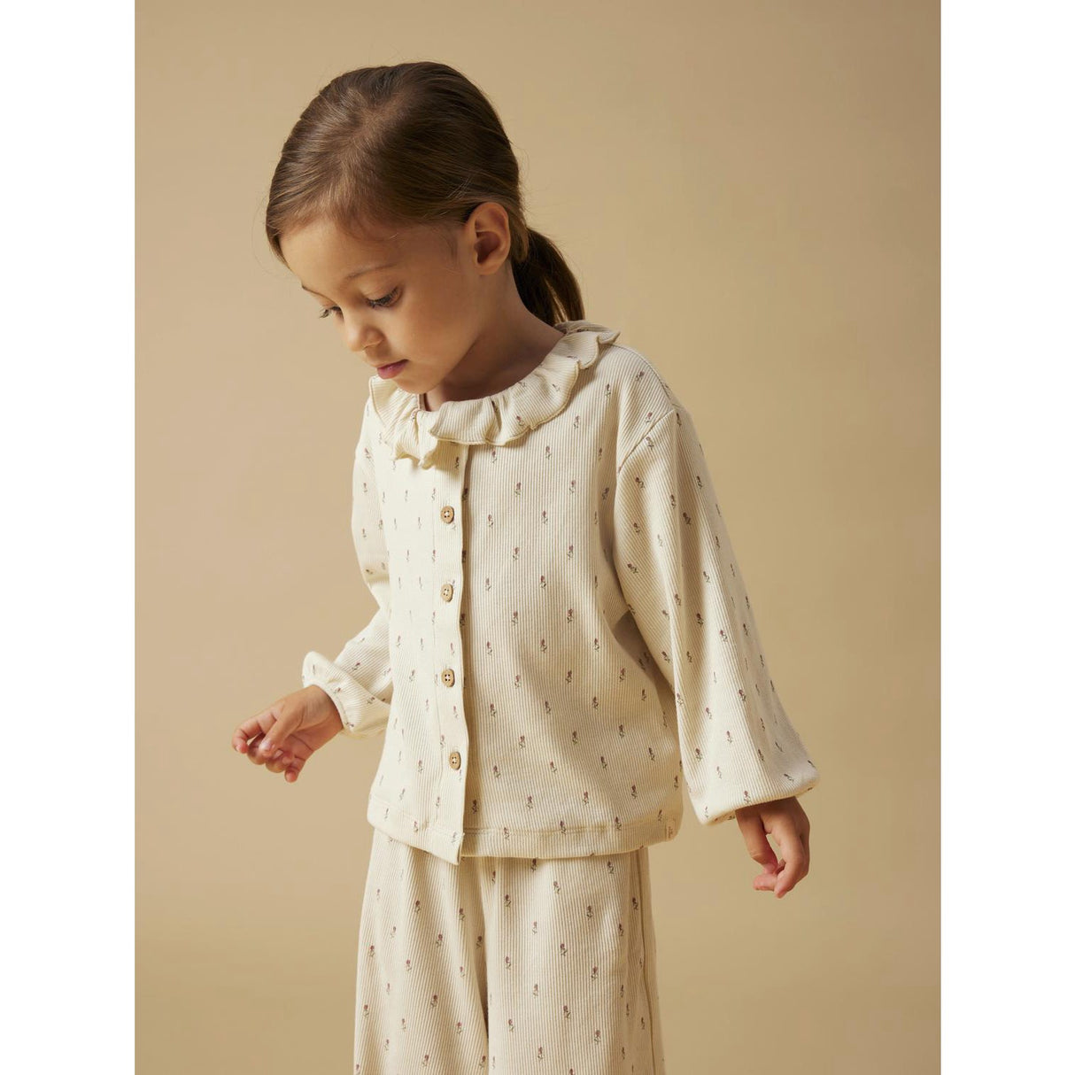 Lil'Atelier Turtledove Floral Nmfgago Rua Loose Night Sett Lil