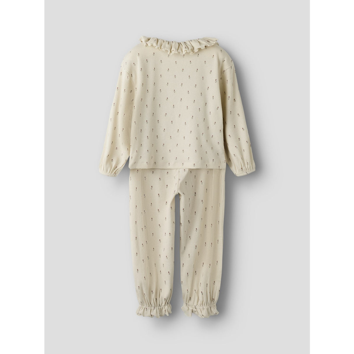 Lil'Atelier Turtledove Floral Nmfgago Rua Loose Night Sett Lil