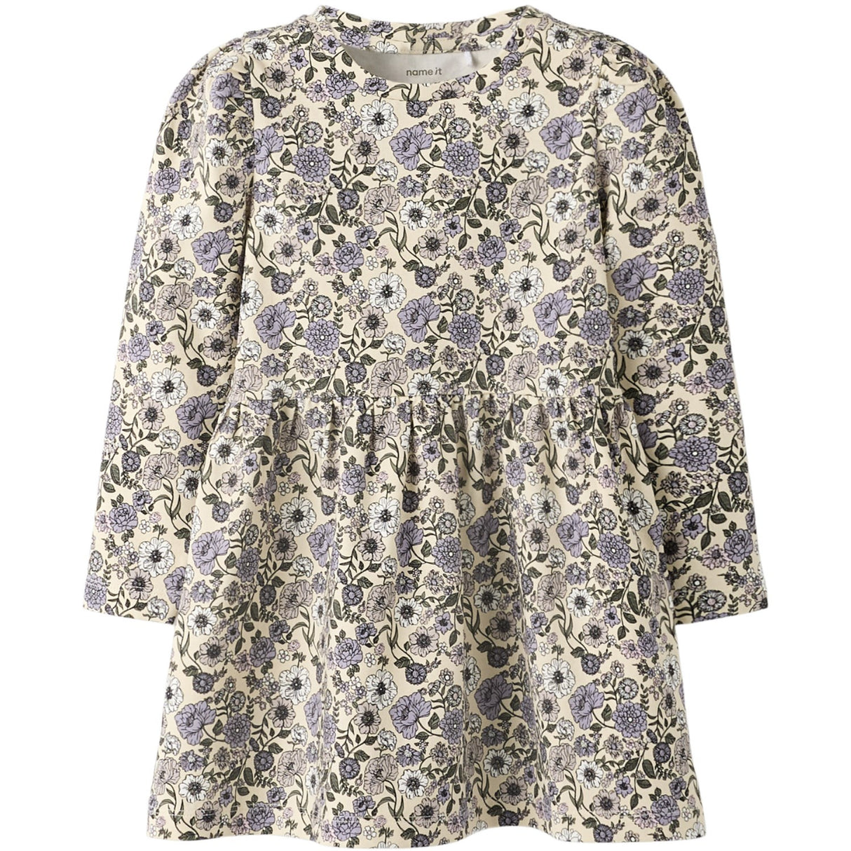 Name It Buttercream Big Flower Nmfnikala Ls Klänning Box Lnoos
