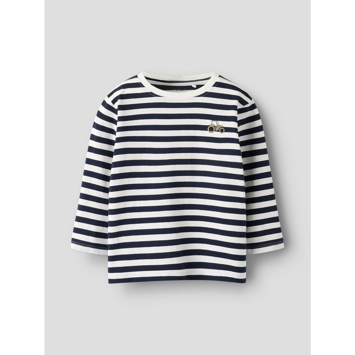 Name It Navy Blazer Bright White Nmmnelson Ls Nreg Topp