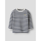 Name It Navy Blazer Bright White Nmmnelson Ls Nreg Topp