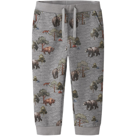 Name It Grey Melange Nmmolin Nreg Sweat Byxor Bru Box