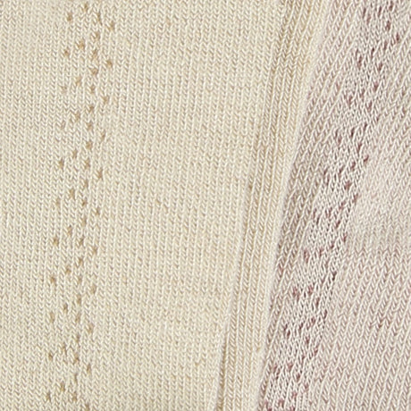 Minymo Burnished Lilac Stocking W.Pointelle (2-Pack)