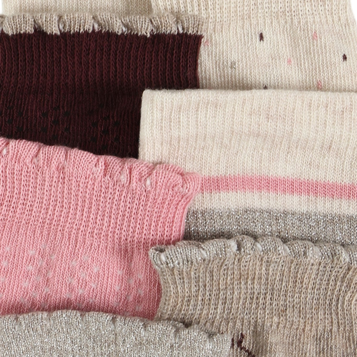 Minymo Wild Rose Strumpor W.Pattern (7-Pack )