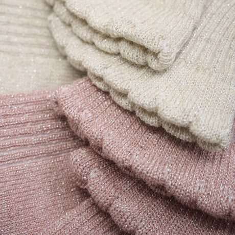 Minymo Ash Rose Strumpor W. Glitter (2-Pack)