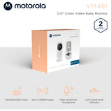 Motorola White Baby Monitor VM481 2" WHT