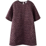 Name It Burgundy Leo Nkfleo Twill Klänning 4002-Td