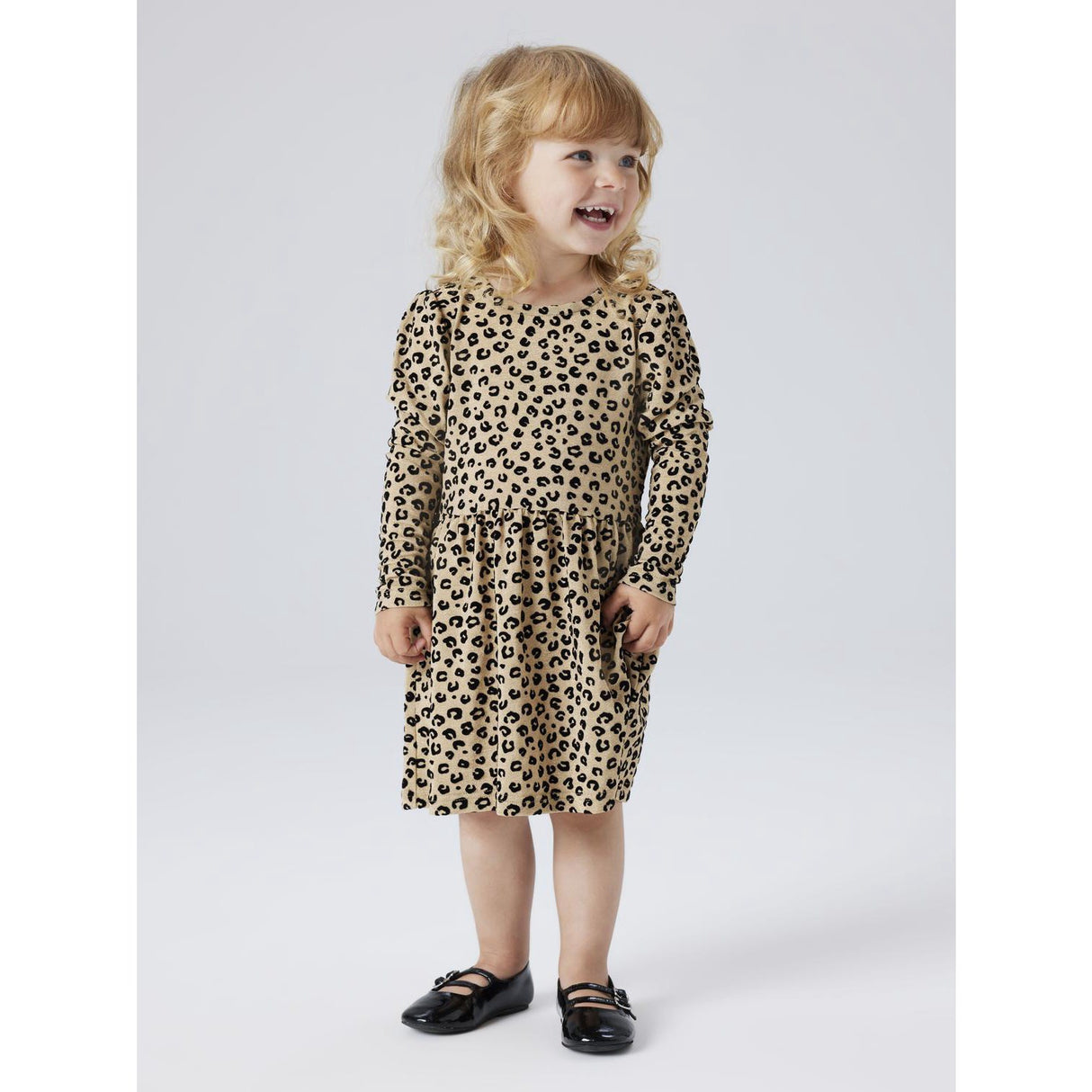 Name It Silver Mink Nmfrebekka Ls Klänning