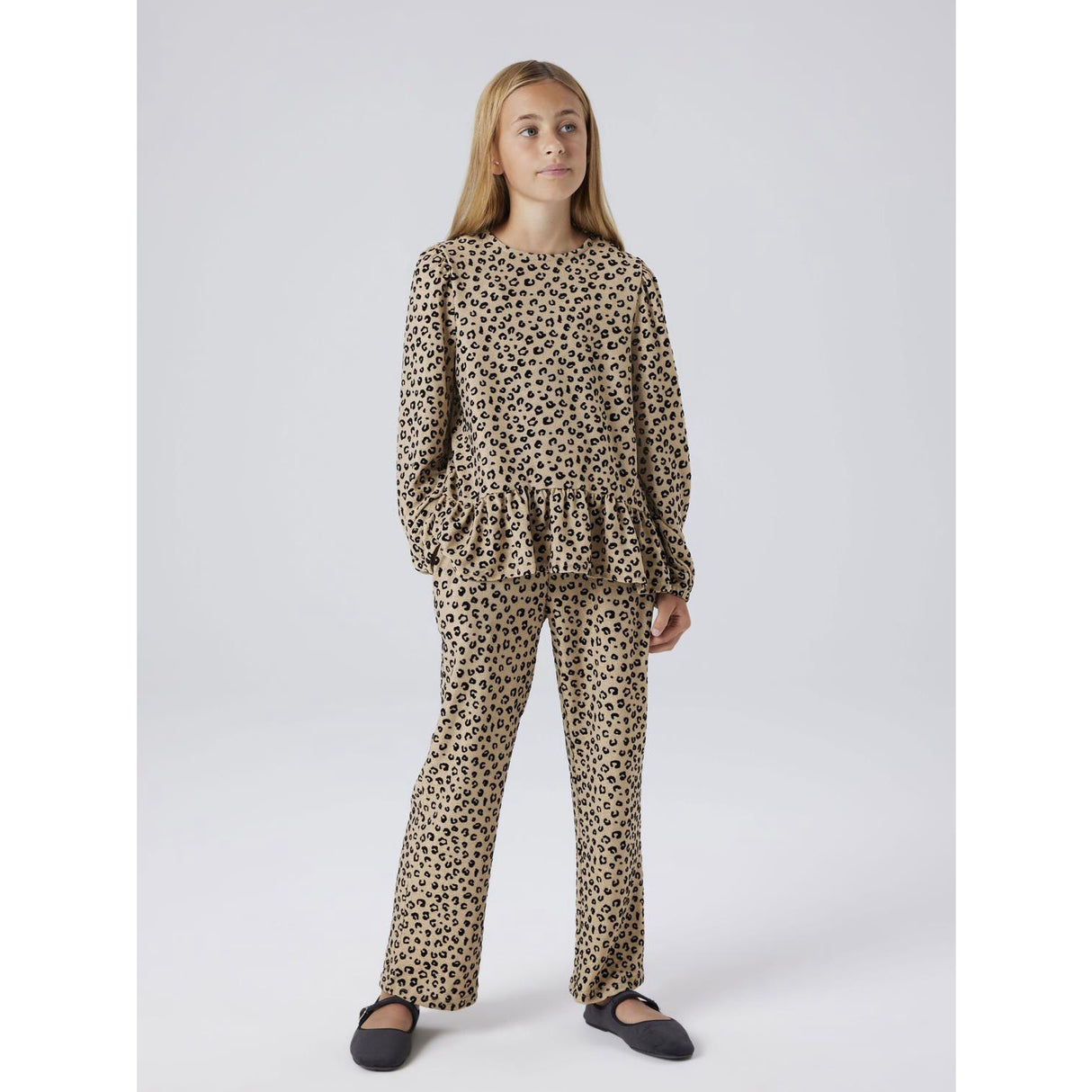 Name It Silver Mink Nkfrebekka Wide Byxor