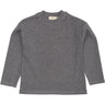 COPENHAGEN COLORS Grey Mel Modal Rib Ls Blus W. Drop Shoulder