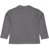 COPENHAGEN COLORS Grey Mel Modal Rib Ls Blus W. Drop Shoulder