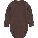 COPENHAGEN COLORS Dk Brown Modal Rib Ls Body