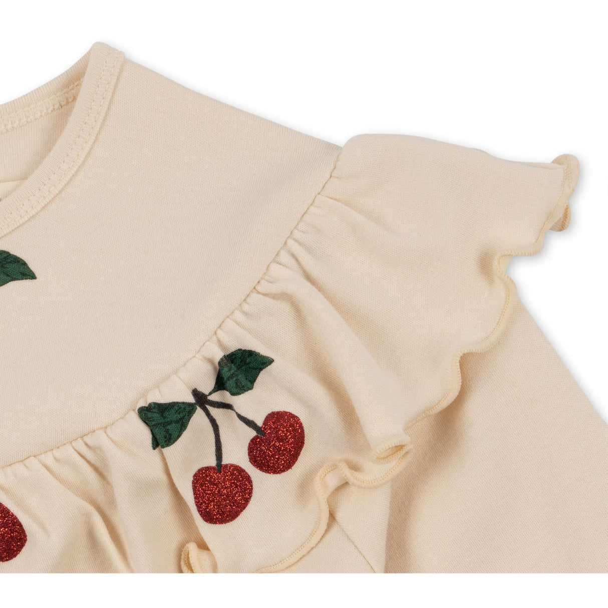 Konges Sløjd Ma Grande Cerise Glitter Malli Glitter Klänning GOTS