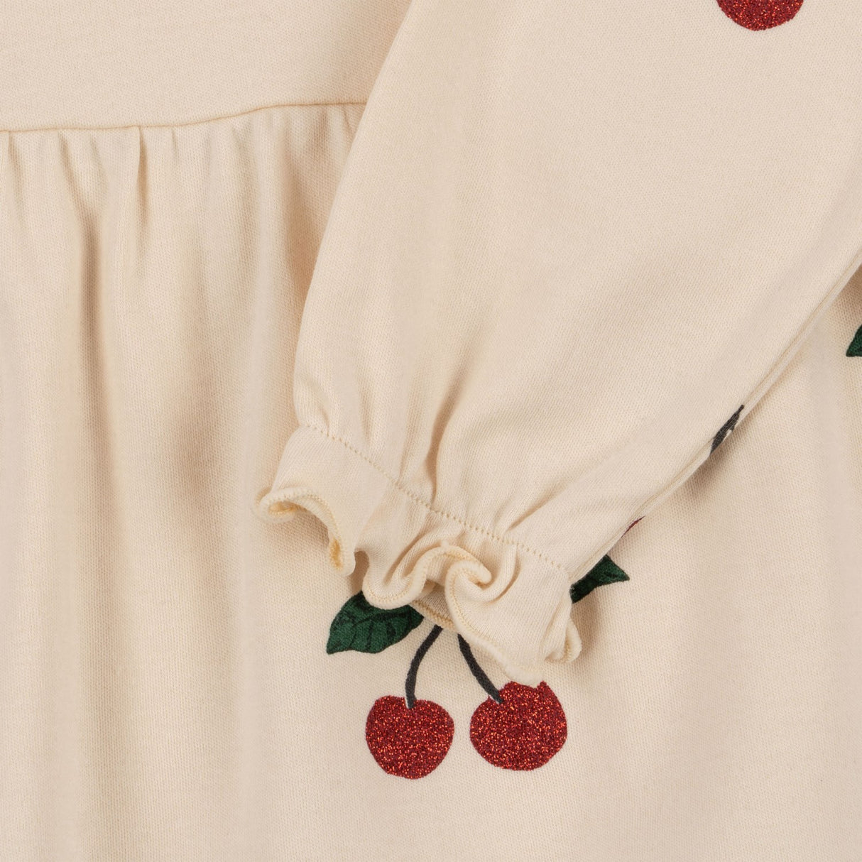 Konges Sløjd Ma Grande Cerise Glitter Malli Glitter Klänning GOTS