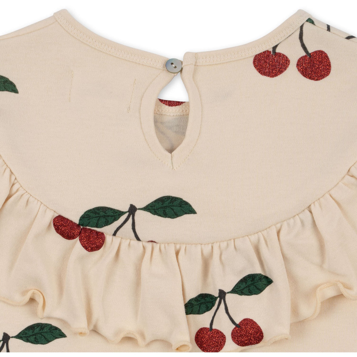 Konges Sløjd Ma Grande Cerise Glitter Malli Glitter Klänning GOTS