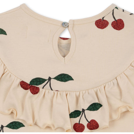 Konges Sløjd Ma Grande Cerise Glitter Malli Glitter Klänning GOTS