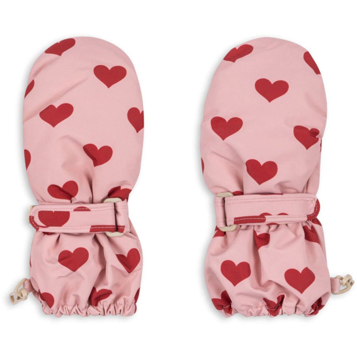 Konges Sløjd Amour Pink Nohr Snow Vantar Print