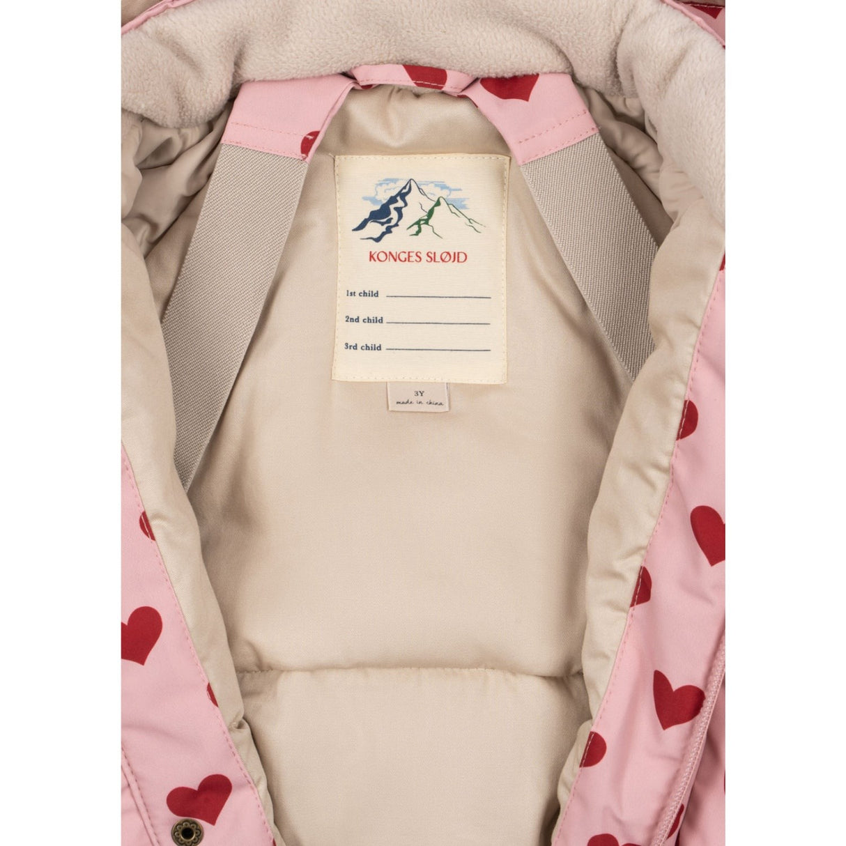 Konges Sløjd Amour Pink Nohr Flygdräkt Print