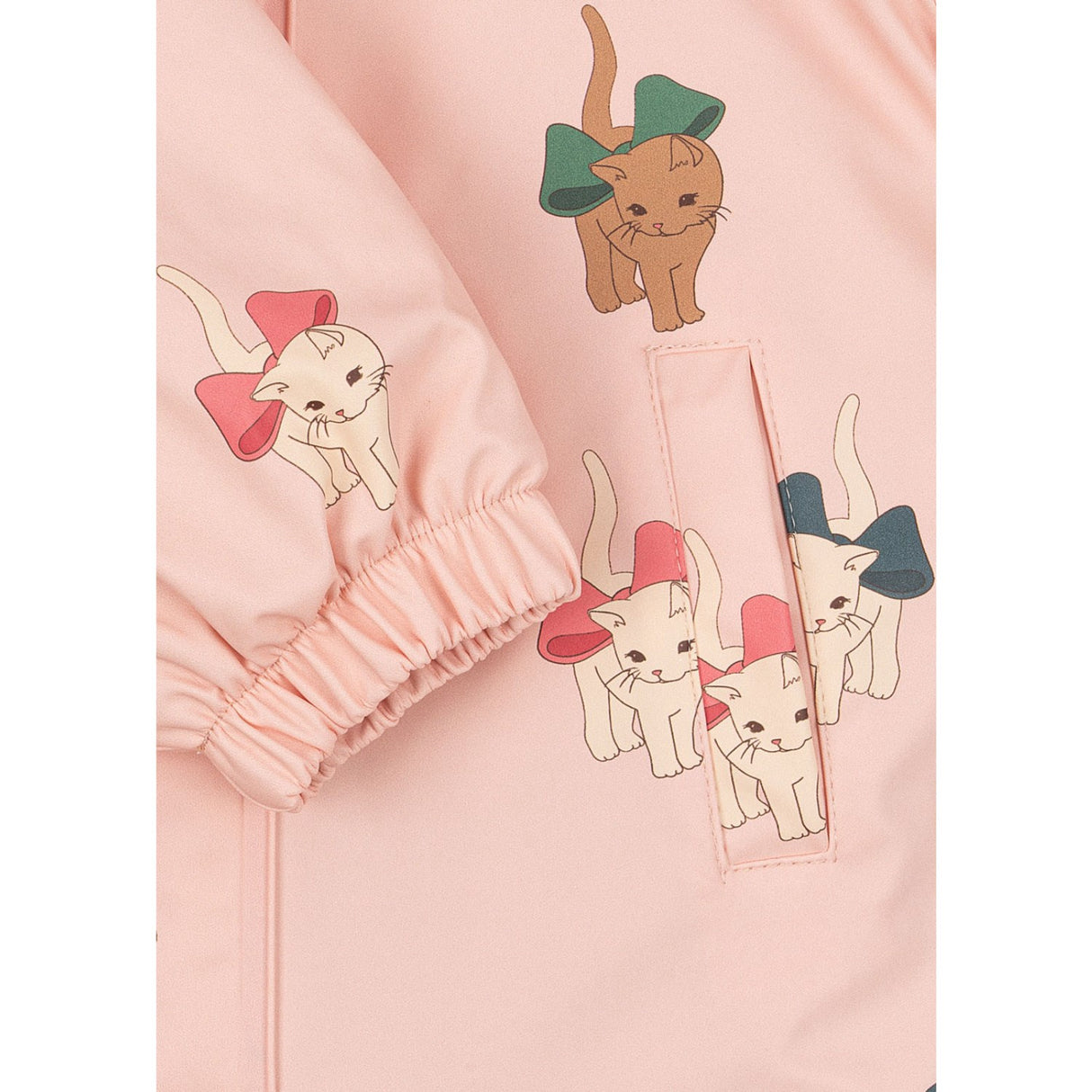 Konges Sløjd Bow Kitty Pink Rain Snowsuit