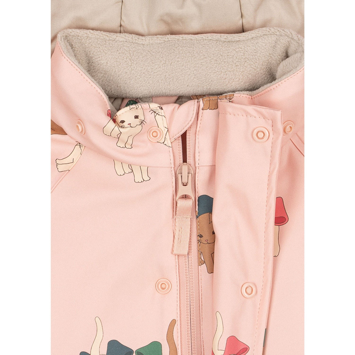 Konges Sløjd Bow Kitty Pink Rain Snowsuit
