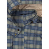 Konges Sløjd Laurel Blue Check Magnum Down Jacka Print Grs
