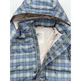 Konges Sløjd Laurel Blue Check Magnum Down Jacka Print Grs
