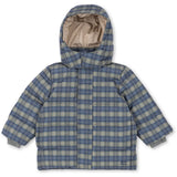 Konges Sløjd Laurel Blue Check Magnum Down Jacka Print Grs