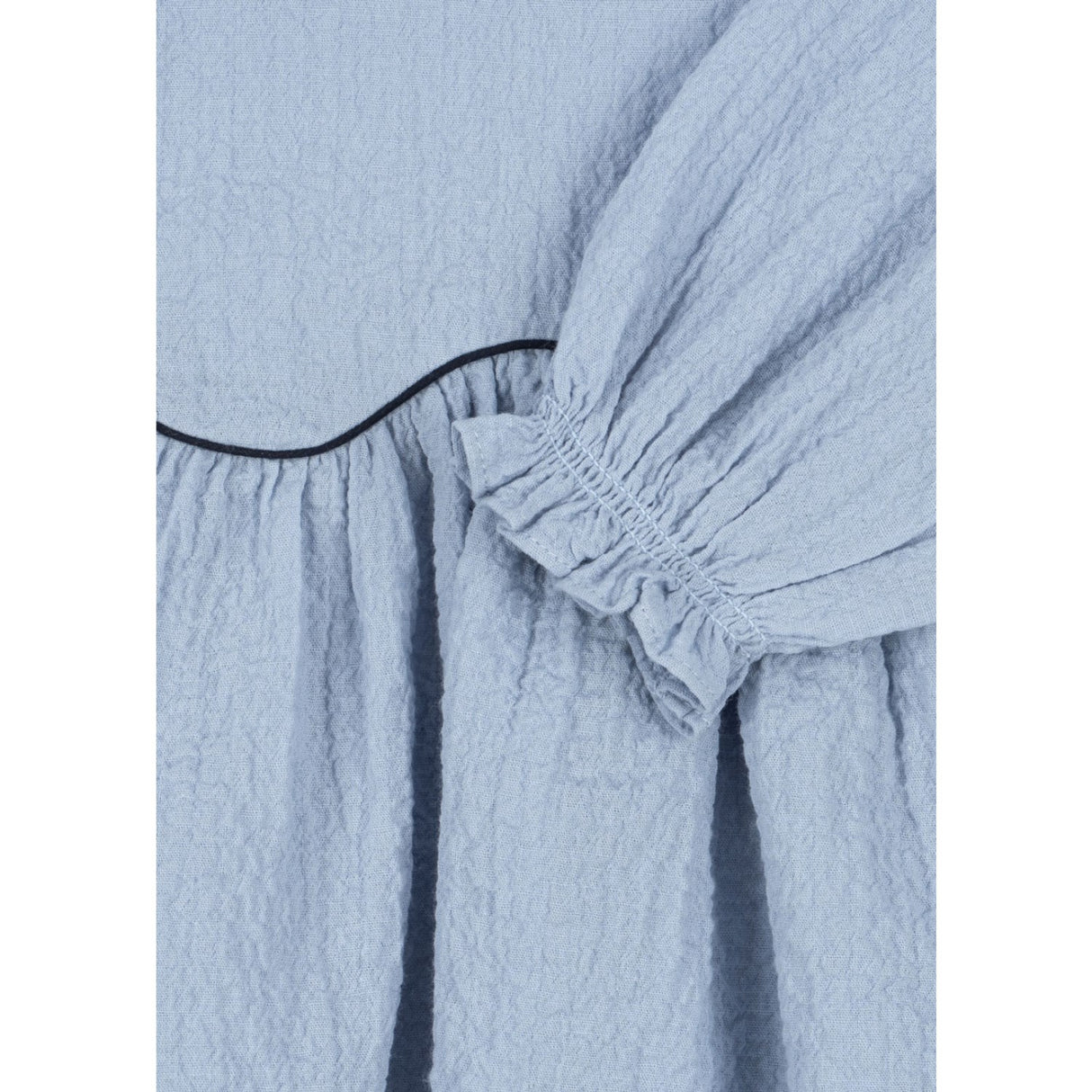 Konges Sløjd Blue Fog Ava Klänning GOTS