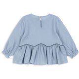 Konges Sløjd Blue Fog Ava Blus GOTS