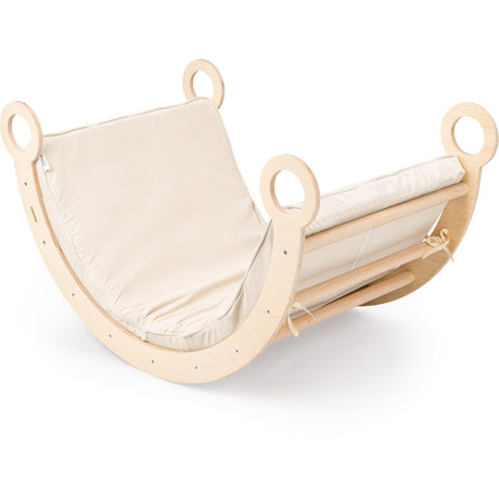 Woobiboo Natural Montessori Rocker Med Beige Madras L
