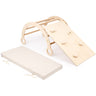 Woobiboo Natural Montessori Rocker Med Beige Madras Och Slide-Climber M