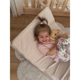 Woobiboo Natural Montessori Rocker Med Beige Madras Och Slide-Climber L