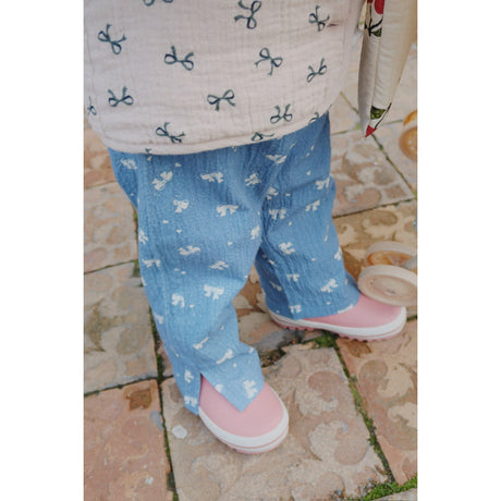 Konges Sløjd Boucle Blue Vida Byxor GOTS