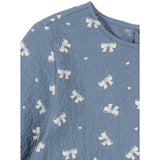 Konges Sløjd Boucle Blue Vida Klänning GOTS