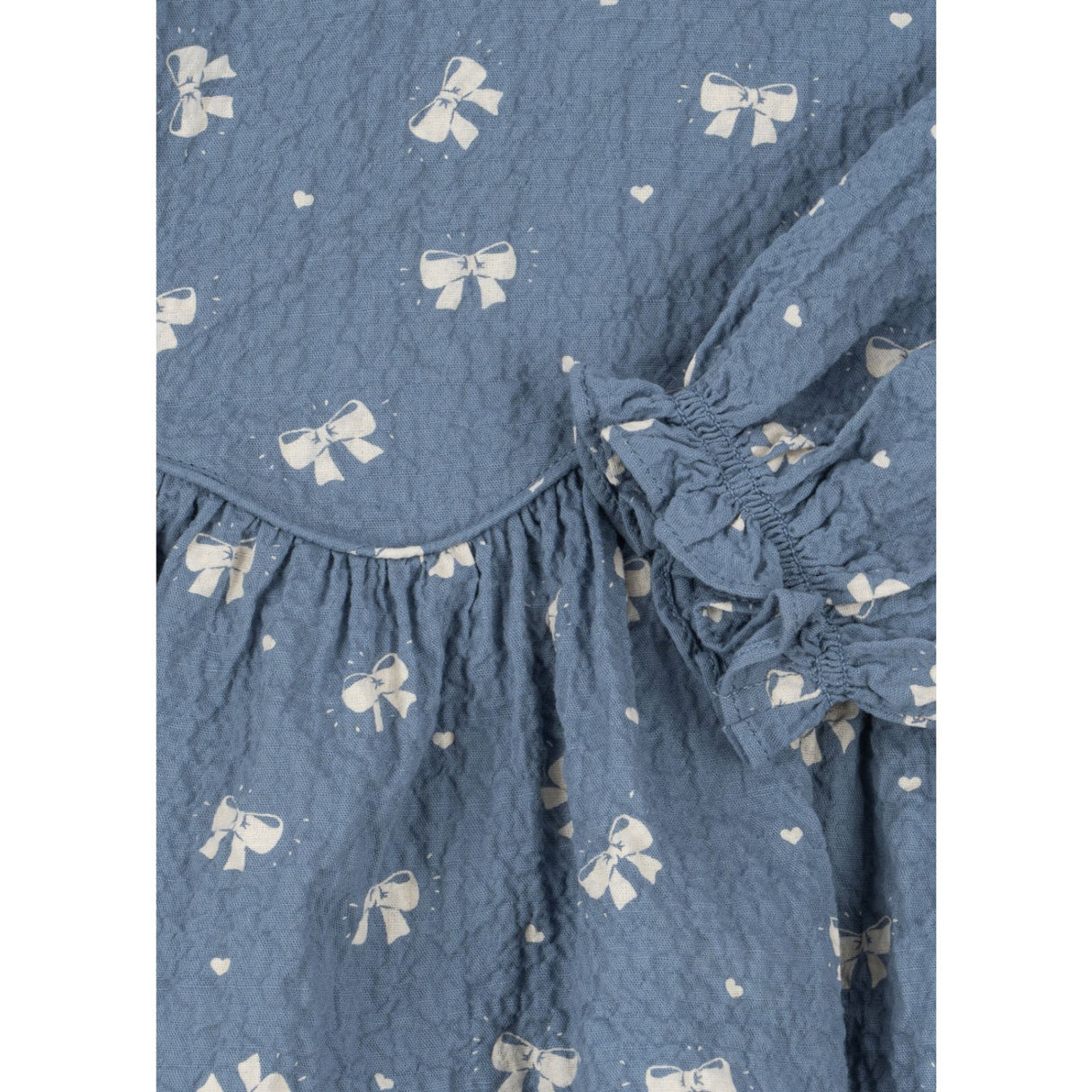 Konges Sløjd Boucle Blue Vida Blus GOTS