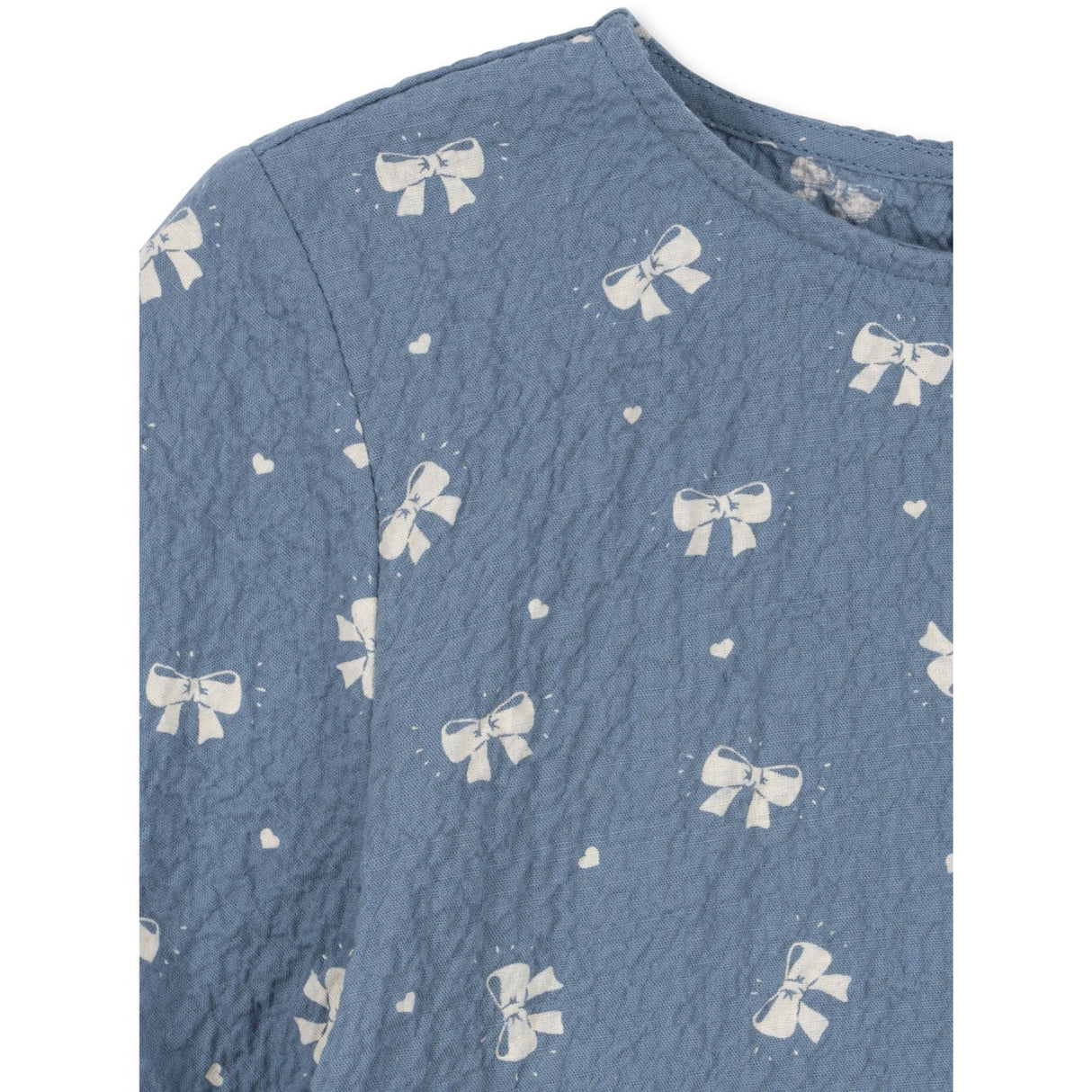 Konges Sløjd Boucle Blue Vida Blus GOTS